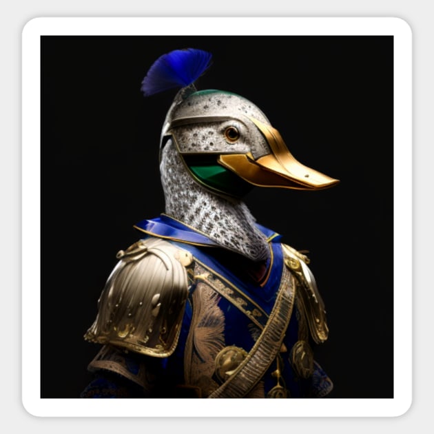 Duck Knight - Duke Sticker by HIghlandkings